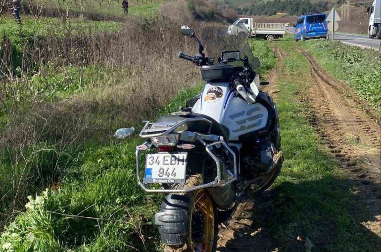 Bilecik’te kontrolden çıkan motosiklet devrildi: 1 yaralı 