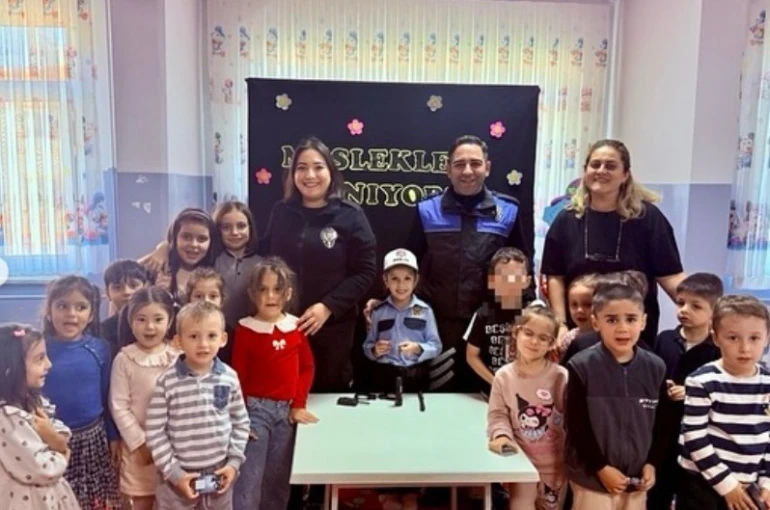 Bilecik’te miniklere polis mesleği ve 112 eğitimi 