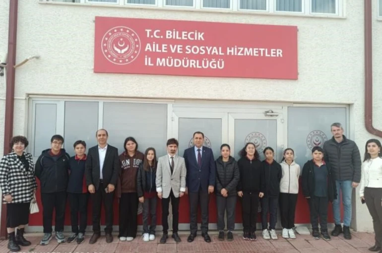 Bilecik’te öğrenciler sosyal hizmetleri yerinde inceledi 
