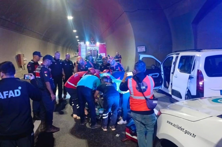 Bilecik’te Osmangazi Tünelinde tatbikat 