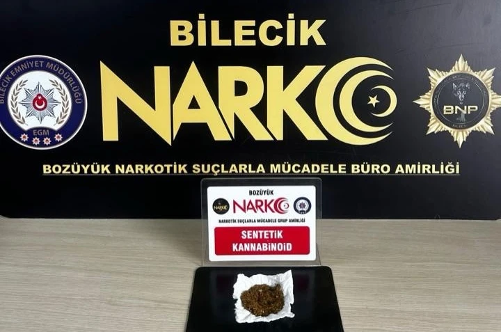 Bilecik’te sentetik kannabinoid ele geçirildi 