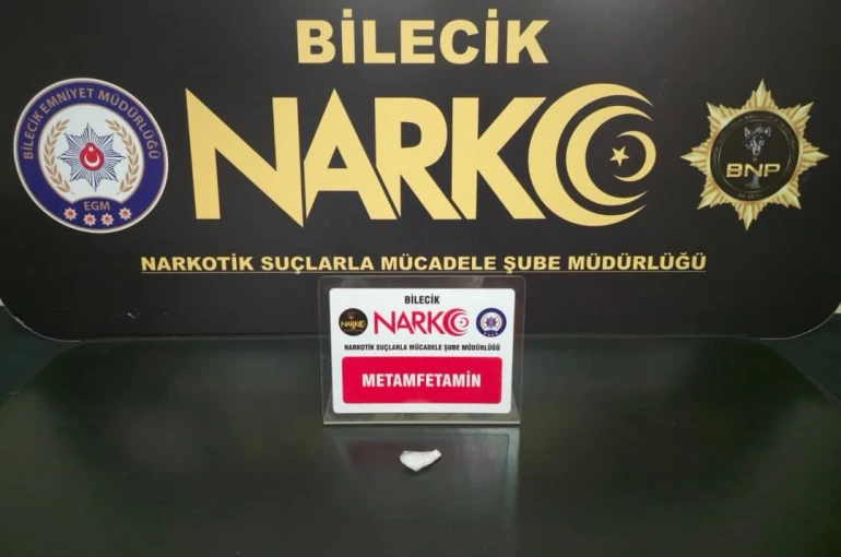 Bilecik’te uyuşturucu operasyonu: 1 gözaltı 