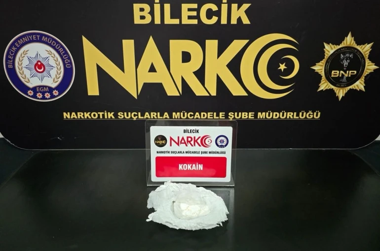 Bilecik’te uyuşturucu operasyonu: 1 gözaltı 