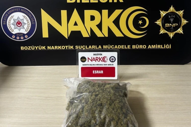 Bilecik’te uyuşturucu operasyonu: 2 gözaltı