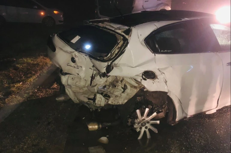 Bilecik’te yağış kazayı beraberinde getirdi 