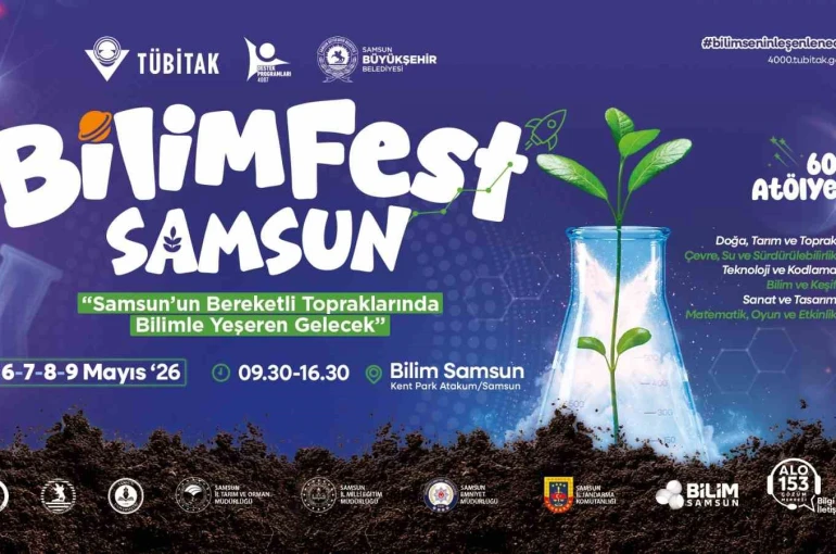 Bilim ve teknoloji Samsun’da sahneye çıkıyor: BİLİMFEST kapılarını açıyor 
