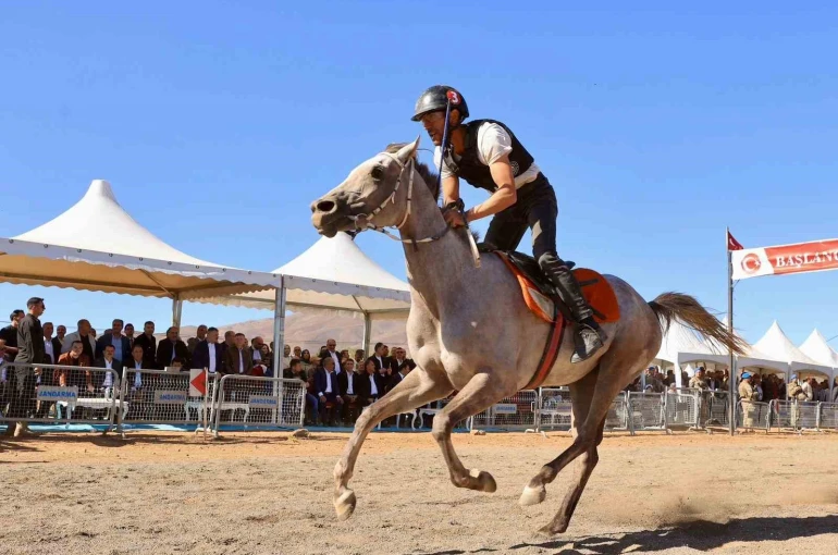 Bingöl’de at yarışları renkli görüntüler oluşturdu