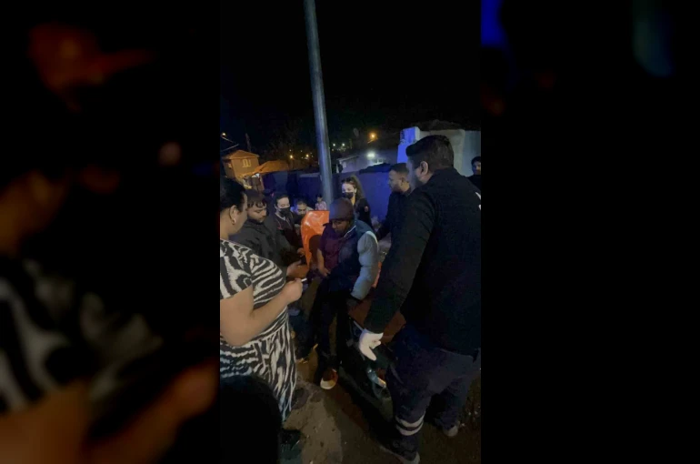 Bir anda parlayan at sahibine kabusu yaşattı 