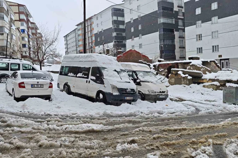 Bitlis’te kar yağışı nedeniyle 82 köy yolu ulaşıma kapandı 