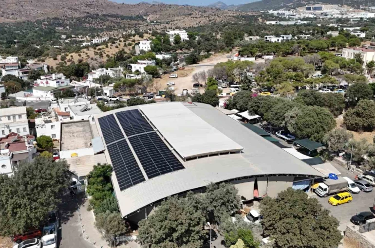 Bodrum Belediyesi, güneşten 106 bin 500 kwh temiz enerji üretti