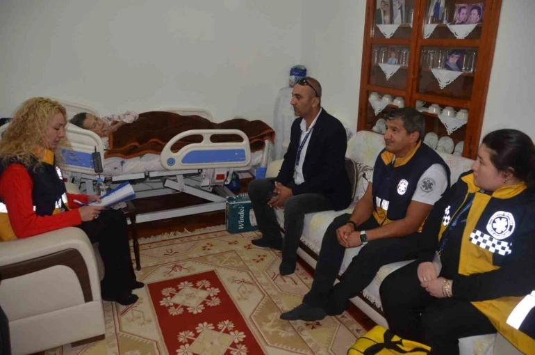 Bodrum Belediyesi hastalara moral oluyor 