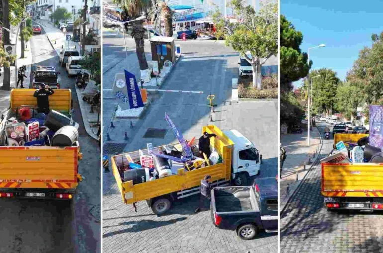 Bodrum Belediyesi ortak alanlar için harekete geçti 