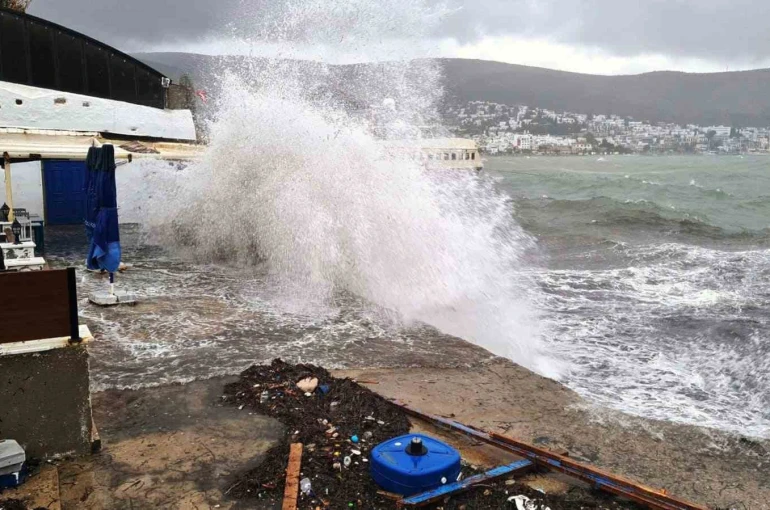 Bodrum-Kaş arası denizlerde fırtına uyarısı 