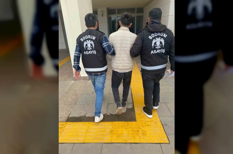 Bodrum’da 11 yıl 9 ay hapis cezasıyla aranan şahıs yakalandı 
