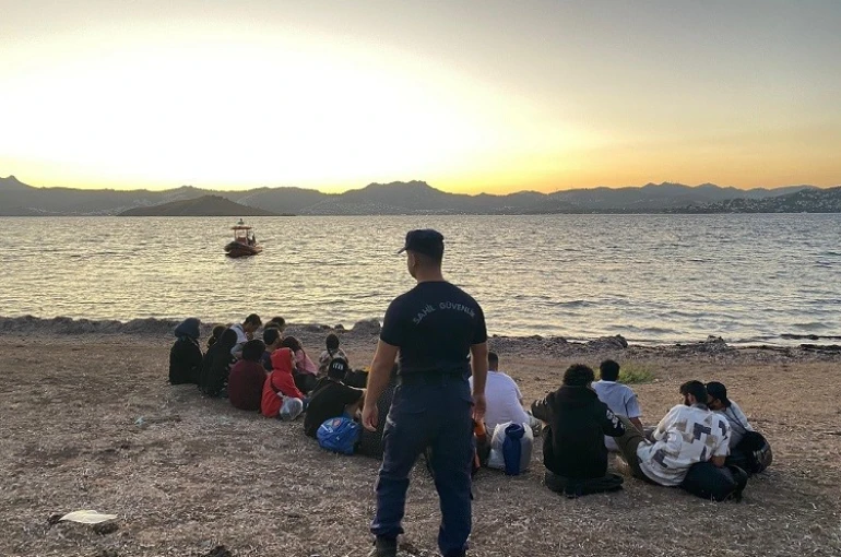 Bodrum’da 20 düzensiz göçmen yakalandı