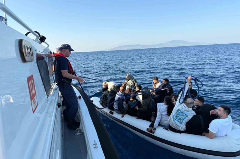 Bodrum’da 24 düzensiz göçmen yakalandı, 2 kişi gözaltına alındı