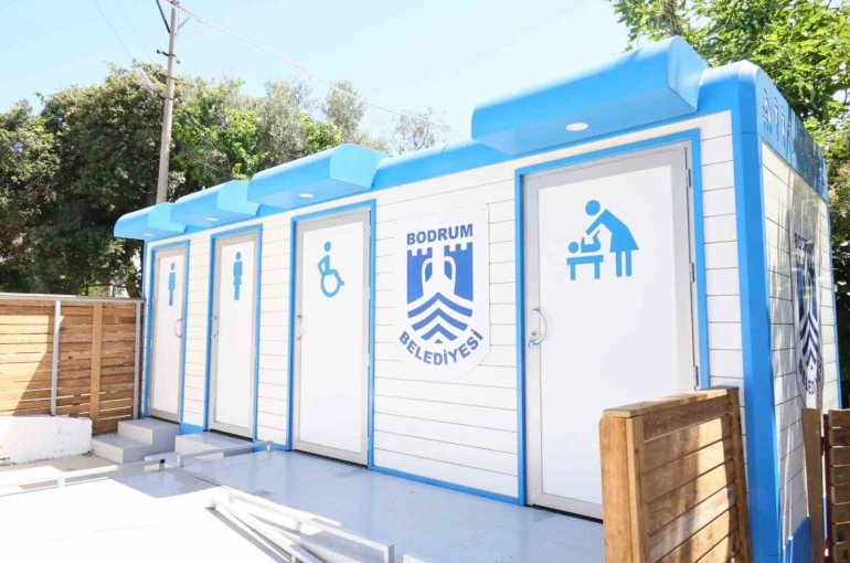 Bodrum’da modern tuvaletler hizmete alındı