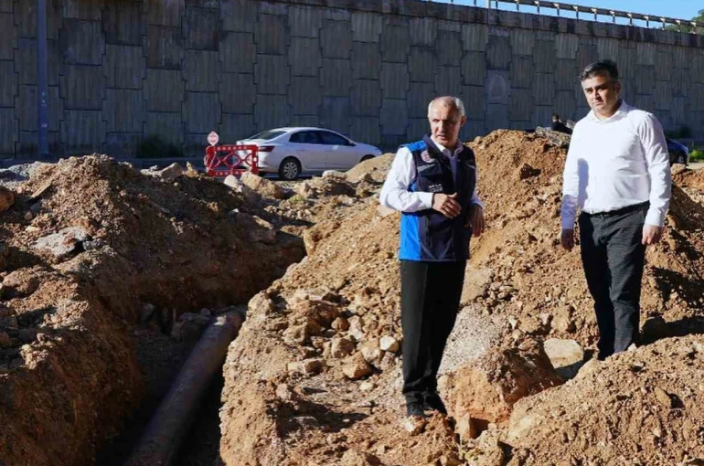 Bodrum’un su isale hatları yenileme çalışmaları devam ediyor