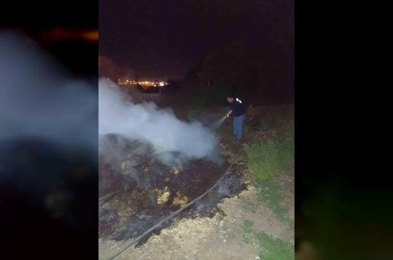 Bolu’da korkutan anız yangını: Ormana sıçramadan söndürüldü