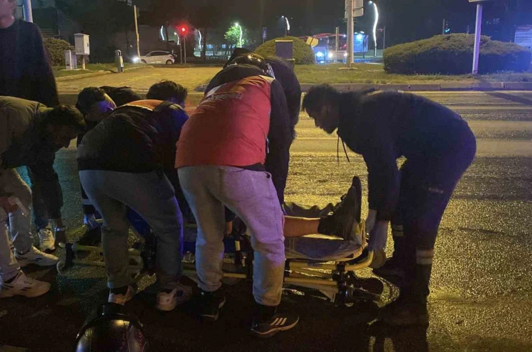 Bolu’da otomobil ile motosiklet çarpıştı: 1 yaralı 