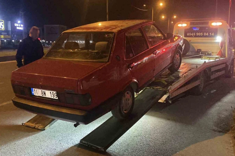 Bolu’da polisten 2 kilometre kaçıp izini kaybettirdi: 200 bin lira ceza yedi