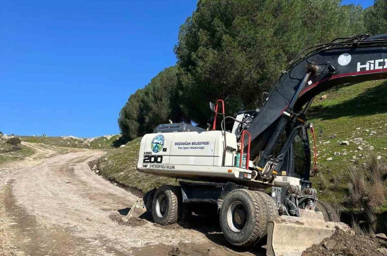Bozdoğan Kale Mesire Alanı’nda yol çalışmaları başladı