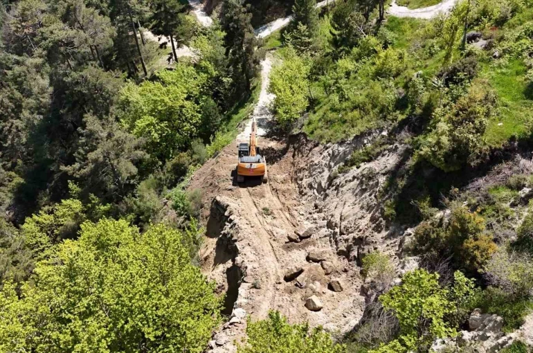 Bozdoğan’da Madran Yayla yolunda çalışmalar tamamlandı 