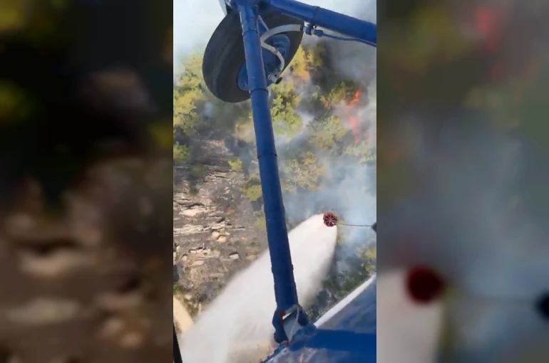 Bozdoğan’daki orman yangını ekiplerin hızlı müdahalesi ile kontrol altına alındı 