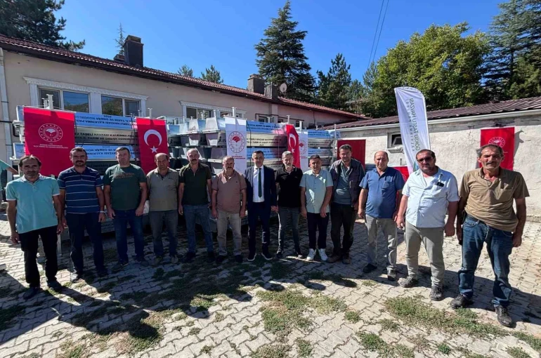 Bozkır’da mahallelere 170 adet sıvat dağıtıldı 