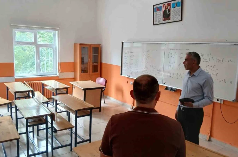 Bozkır’da okul denetimleri sürüyor