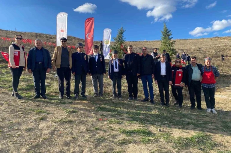 Bozüyük’te şehitler anısına fidan dikimi