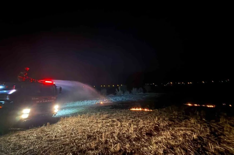 Bucak’taki arazi yangını söndürüldü
