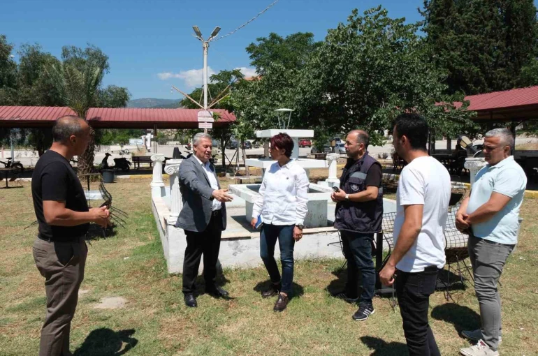 Buharkent’te Gençlik Parkı yenileniyor
