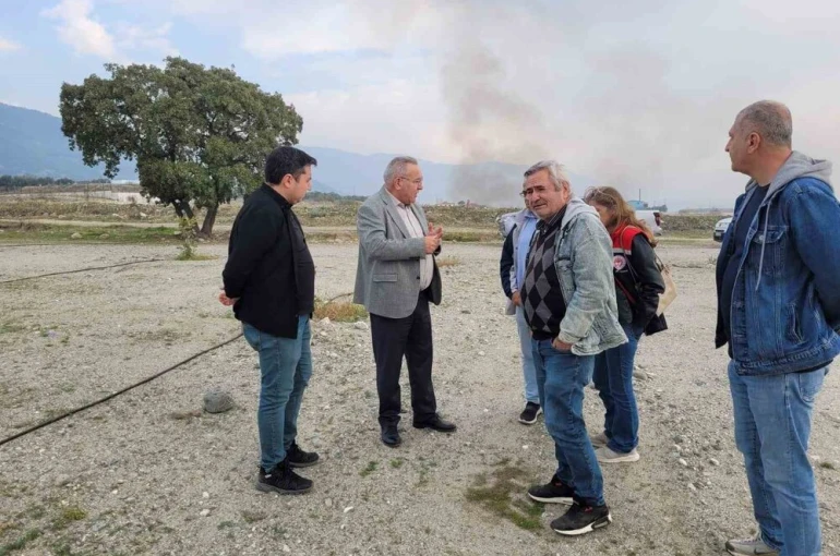 Buharkent’te incir fidanlarında gelişim gözlemi yapıldı 