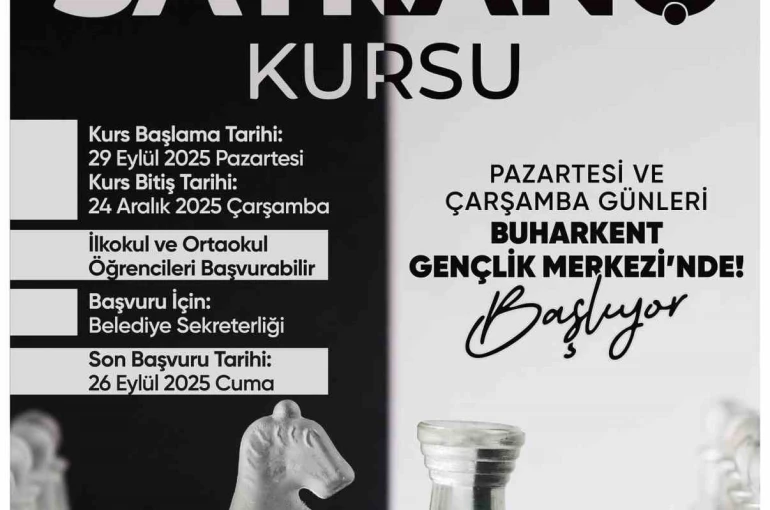 Buharkent’te satranç kursu başlıyor 