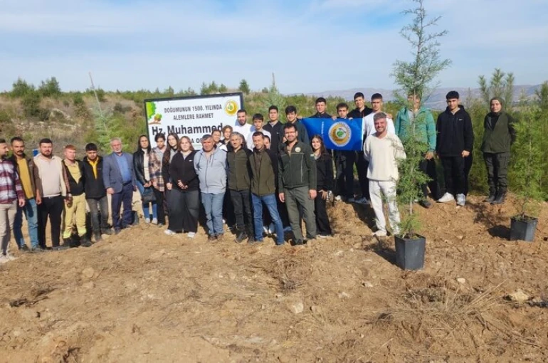 Buldan Müftülüğü tarafından hatıra ormanı oluşturuldu 