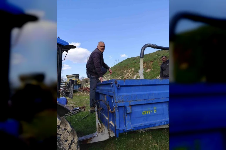 Buldan’da dolan gölet çiftçinin can suyu oldu 