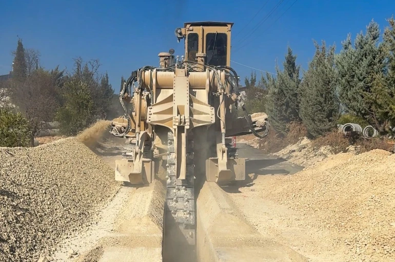 Burç’ta GASKİ’nin altyapı çalışmaları hızlandı 