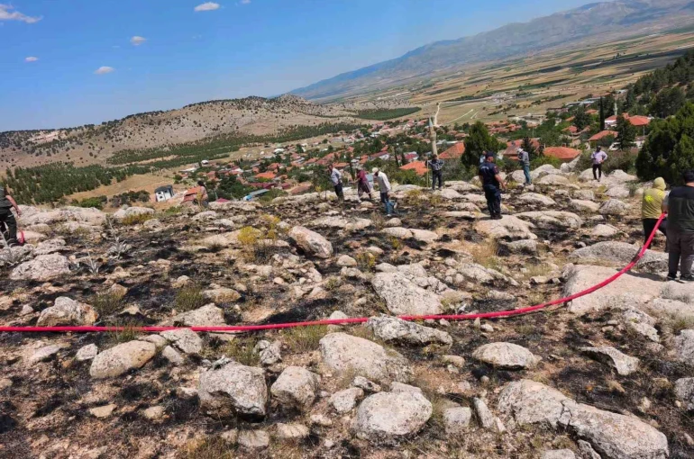 Burdur’da orman yangını büyümeden söndürüldü