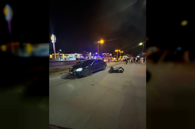 Burdur’da otomobil ile motosiklet çarpıştı: 2 yaralı