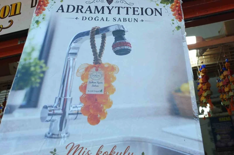 Burhaniye’de Salkım Sabun ilgi gördü 