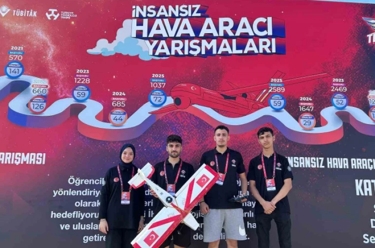 Bursa ekibi insansız hava yarışında 6.oldu 