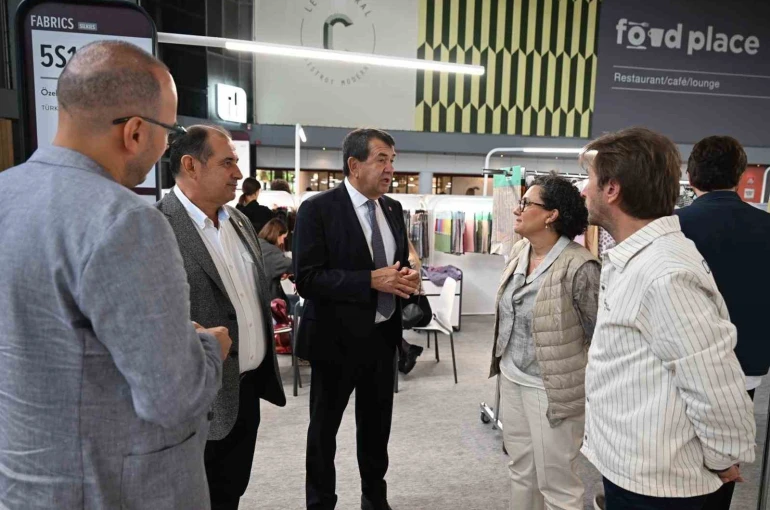 Bursa iş dünyası Paris’te Tekstil ve Moda Fuarları’nda 