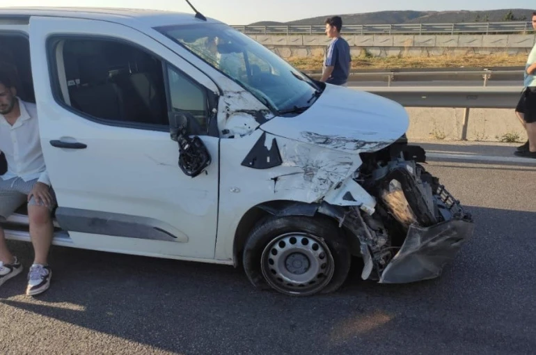 Bursa’da 5 araçlı zincirleme kaza: 1 yaralı 