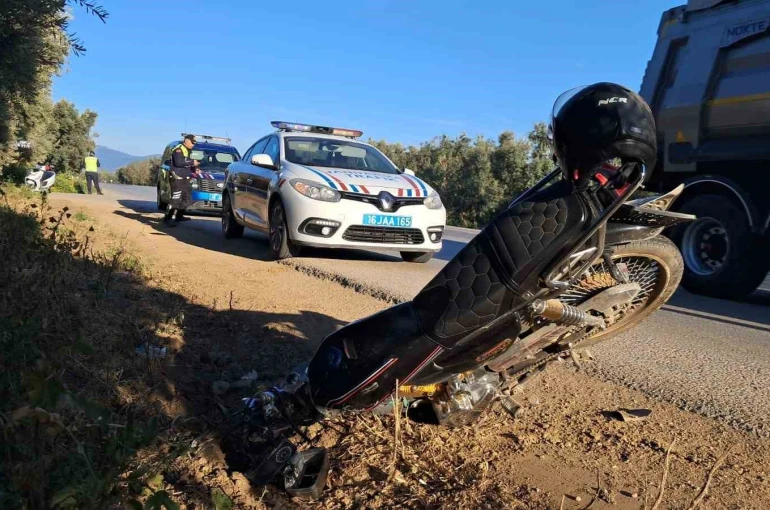 Bursa’da motosiklet kazası: 1 yaralı 