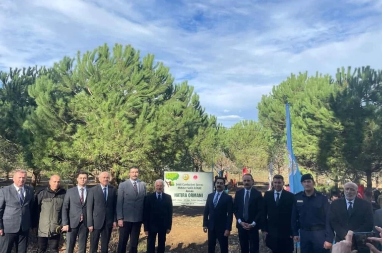 Bursa’da Şehit Savcı Mehmet Selim Kiraz anısına hatıra ormanı kuruldu 
