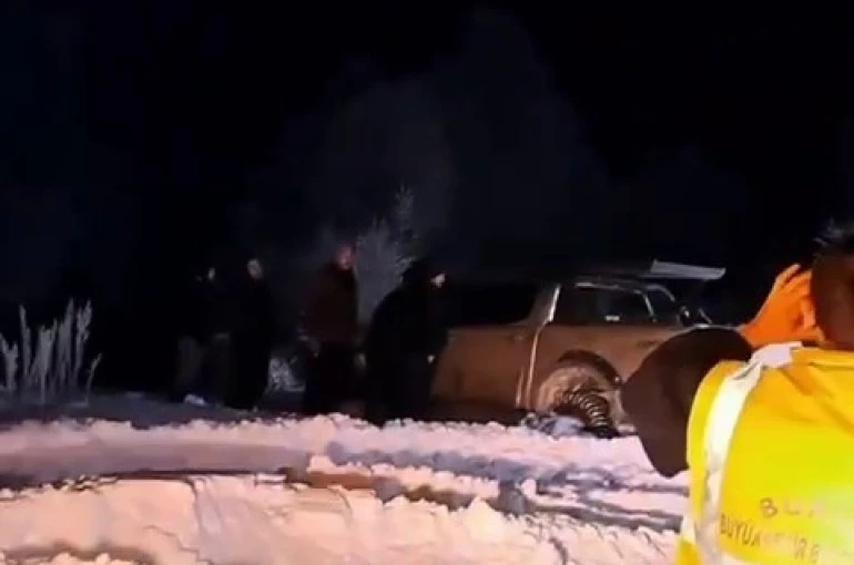 Bursa’da yaylada mahsur kalan 6 kişi kurtarıldı