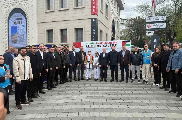 Bursalılar, Filistin için tarihe not düştü 