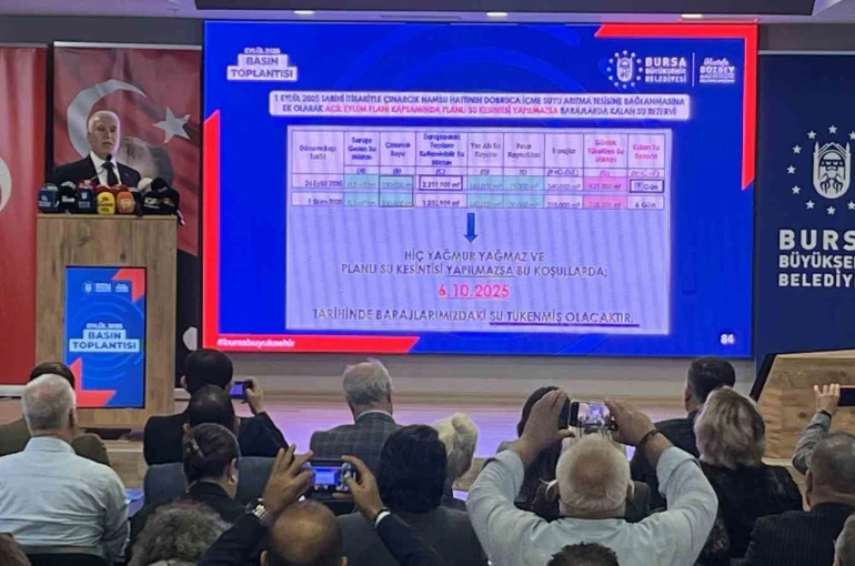 Bursa’nın 6 günlük suyu kaldı 