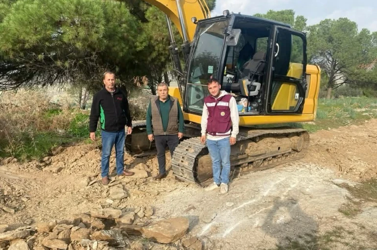 Burunköy’de yangın yolları açılıyor 